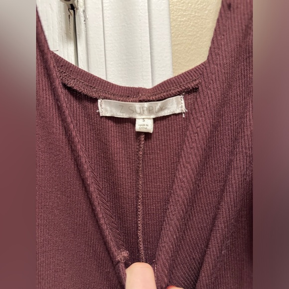 Z Supply Maroon Romper - Picture 3 of 4